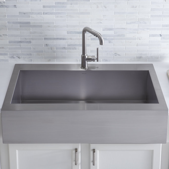 K39424NA Kohler Vault 353/4" x 245/16" x 95/16" TopMount Single